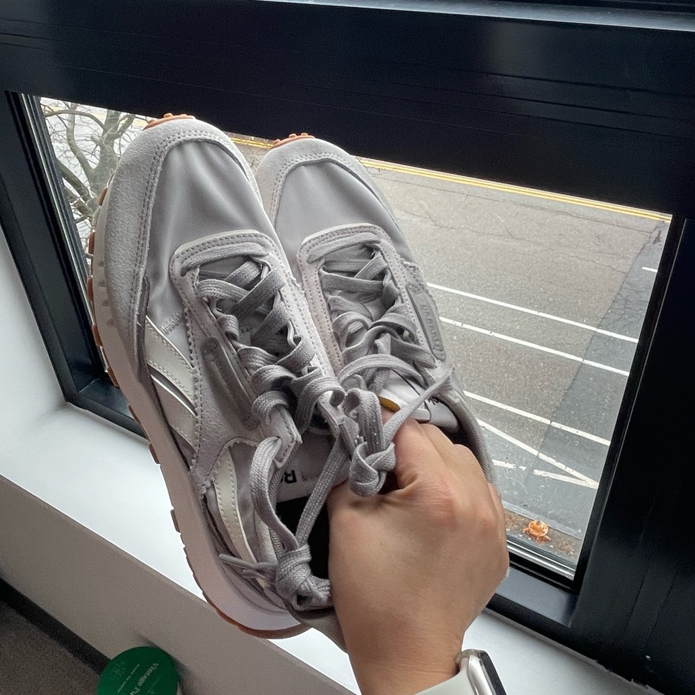 Reebok Classic Leather Legacy Grey Shoes BNWOB